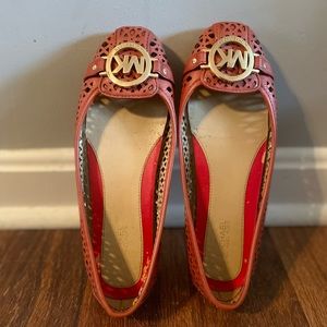 Coral Michael Kors Flats